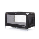 Cama de campamento plegable de Chipolino Capri con ingesta lateral Ebony Black