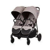 Chipolino top foldbar buggy til 2 macadamia beige sort