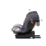 Chipolino autostoel i-size 40-150 cm isofix 360° granite grijs