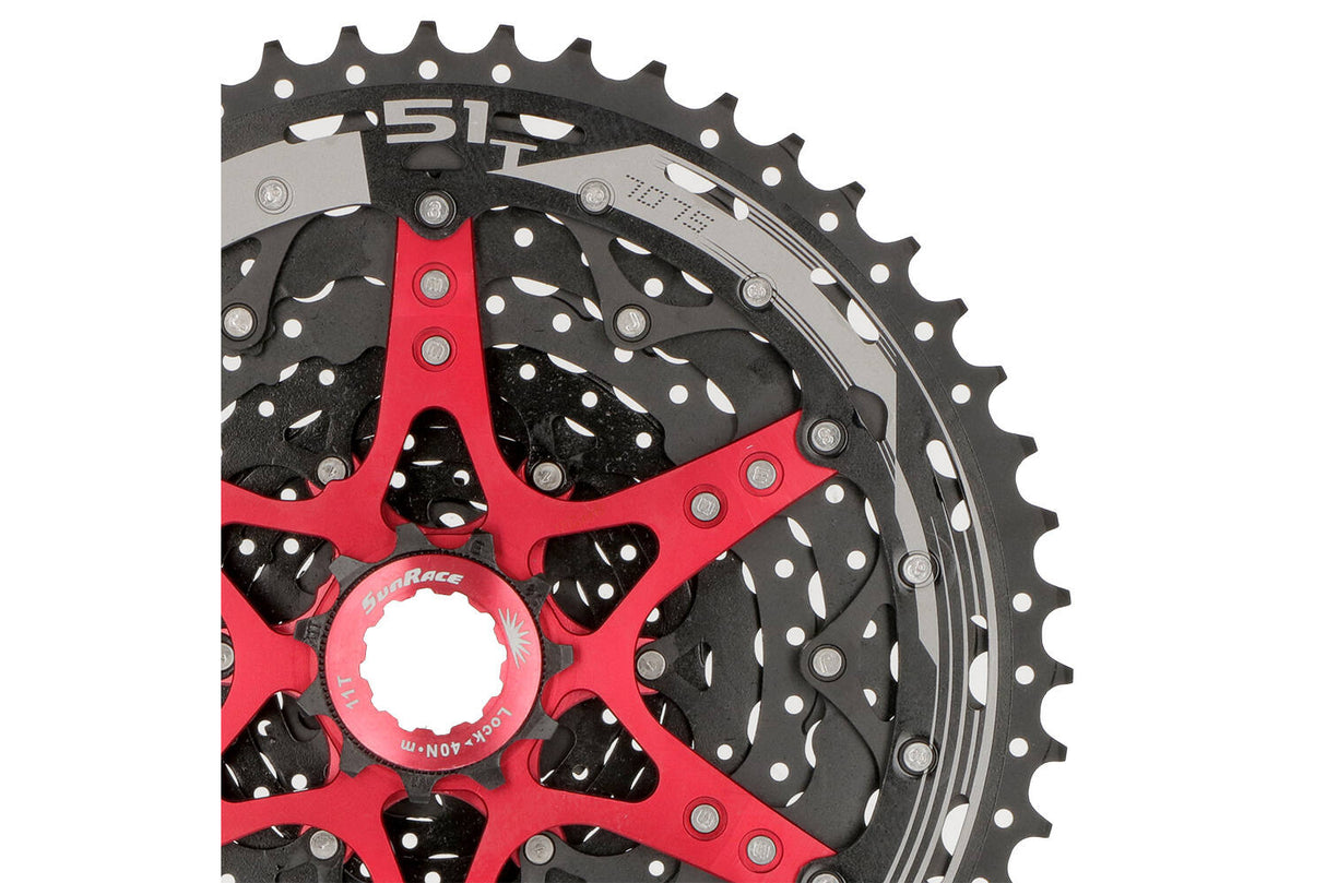 Sunrace Cassette 11v 11-51 CSMX80 Sort