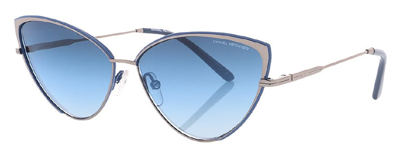 Lunettes de soleil Daniel Hechter DHS232 Cat Cat. 3 verre en acier de bleu
