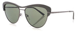 Daniel Hechter occhiali da sole DHS253 Ladies Gatto in acciaio inossidabile ovale. 3 Army Green