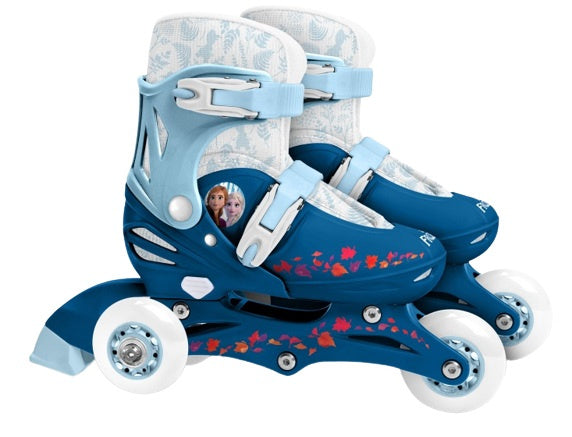 Disney Frozen 2 Inline Skates Hardboot White Blue Size 27-30