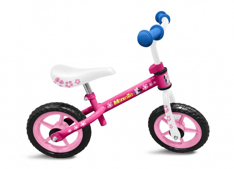 Rovnováha kolo Minnie Mouse 10 palců dívky růžové bílé