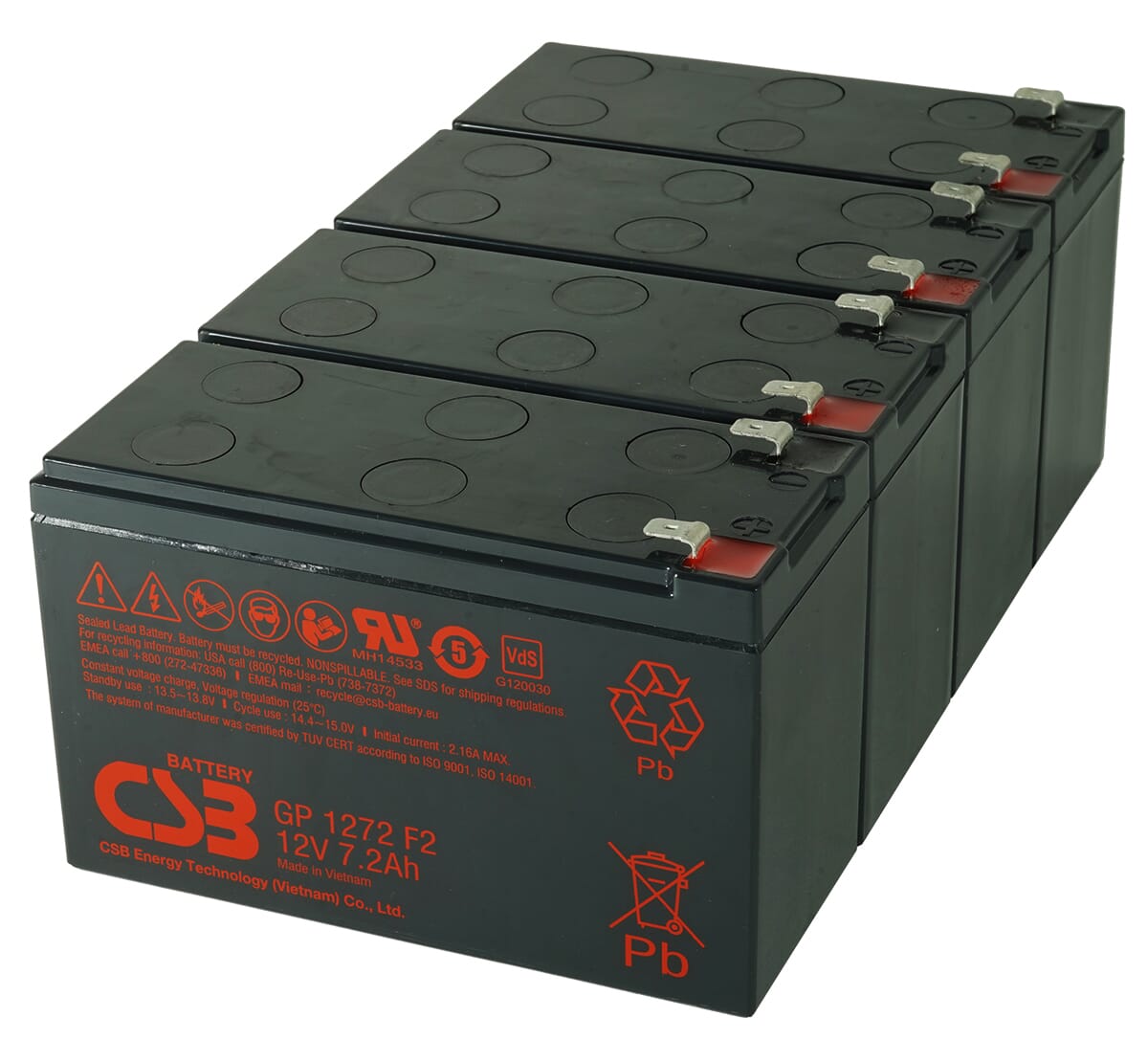 Batterie CSB CSB UPS Remplacement de la batterie Set RBC132