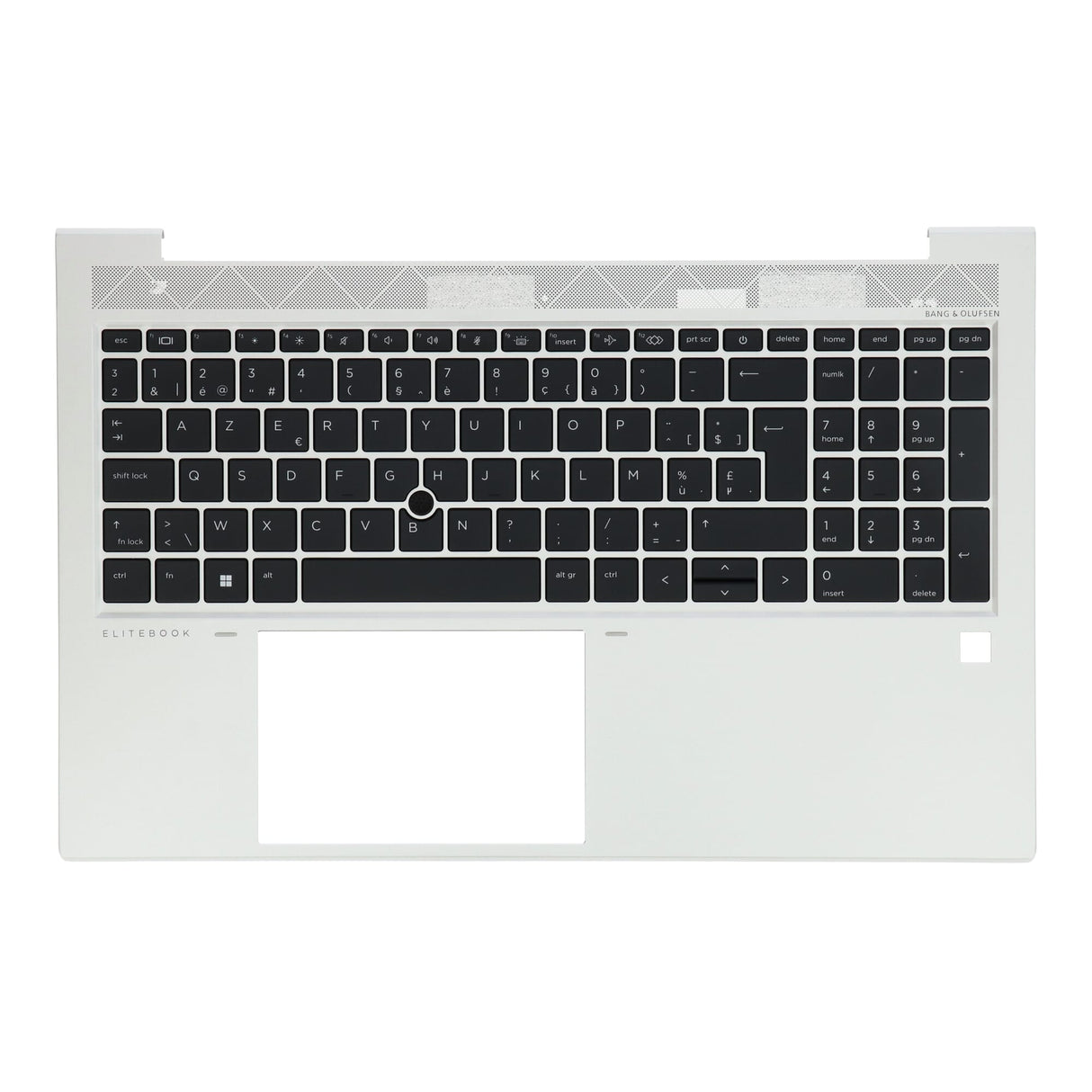 HP notebook klávesnice Ázerce Be + Top Cover, BL Silver