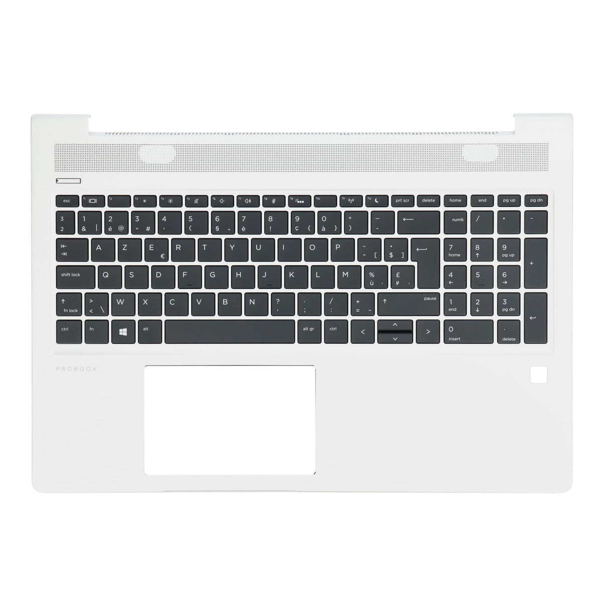 HP Laptop Keyboard Azererty Be + Top Cover, Hannergrond