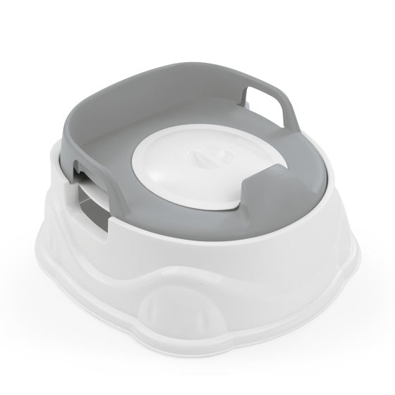 Dolu 3-in-1 Educational Plaspot with toilet reducer White Gray