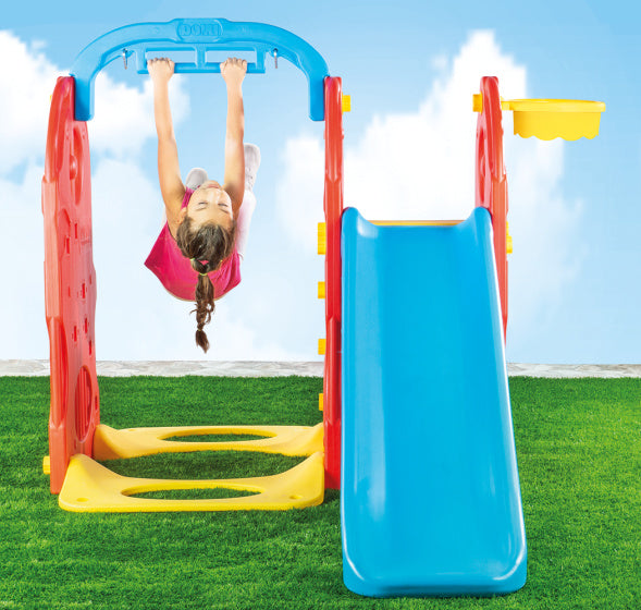 Dolu 4-in-1-Spielset mit Folie und Swing Blue Rot