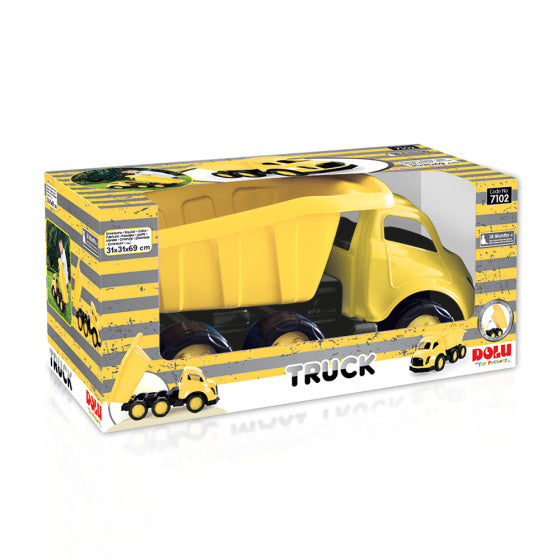 DOlu Maxi Camion Toy Camion 69 cm giel schwaarz