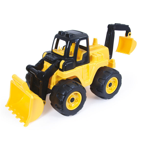 Dolu mega loader speelgoedgraafmachine 69 cm geel zwart