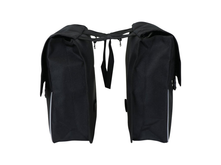 DRESCO Basis Shopper duebel Vëlo Bag 26 Liter Nylon schwaarz