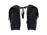 DRESCO Basis Shopper duebel Vëlo Bag 26 Liter Nylon schwaarz