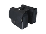 DRESCO Basis Shopper duebel Vëlo Bag 26 Liter Nylon schwaarz