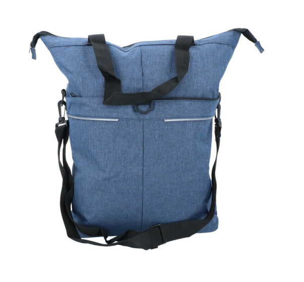 DRESCO Single Bicycle Bag och Shopper 18 Liter Blue