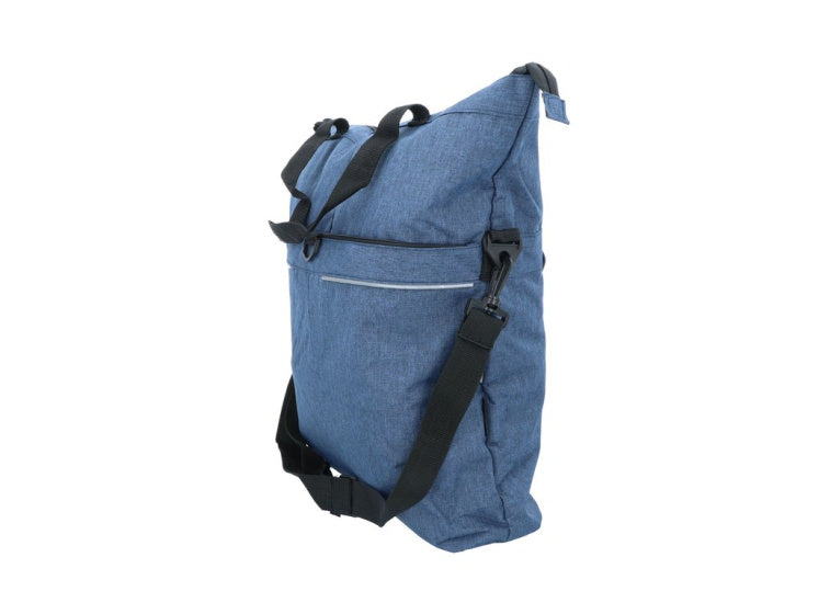 DRESCO Single Bicycle Bag och Shopper 18 Liter Blue