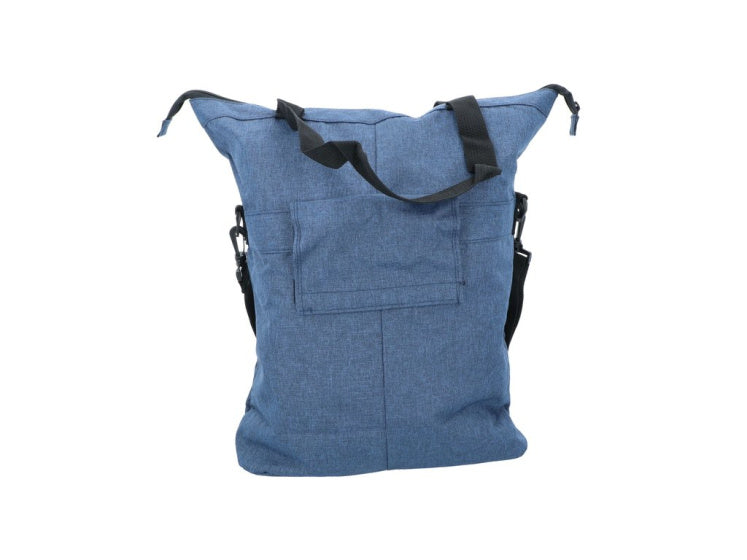 DRESCO Single Bicycle Bag och Shopper 18 Liter Blue