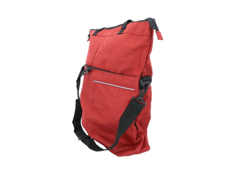 Dresco enkelt cykelpose og shopper 18 liter rød