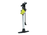 Dresco Bicycle Pump Manómetro 52 cm Dunlop, Presta, Schrader Valiel Silver