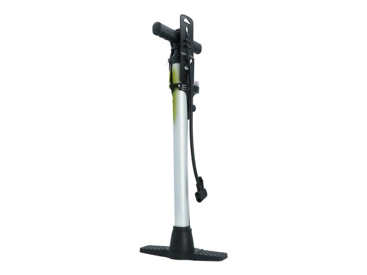 Dresco Bicycle Pump Manómetro 52 cm Dunlop, Presta, Schrader Valiel Silver