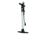 Dresco Bicycle Pump Manómetro 52 cm Dunlop, Presta, Schrader Valiel Silver