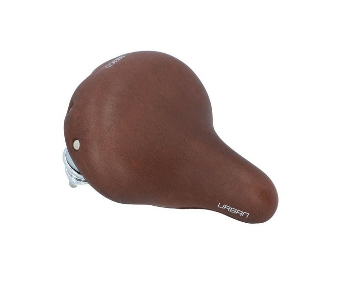 Dresco Urban XL Bicycle Saddle 90 ° Siddende område Brun