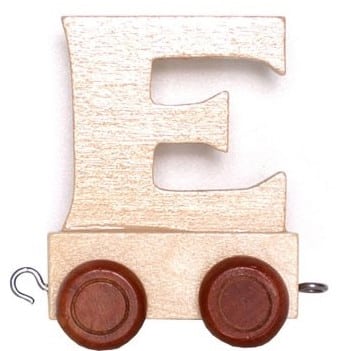 Bonners toy Holzbréif e mat Rieder 6 cm héich