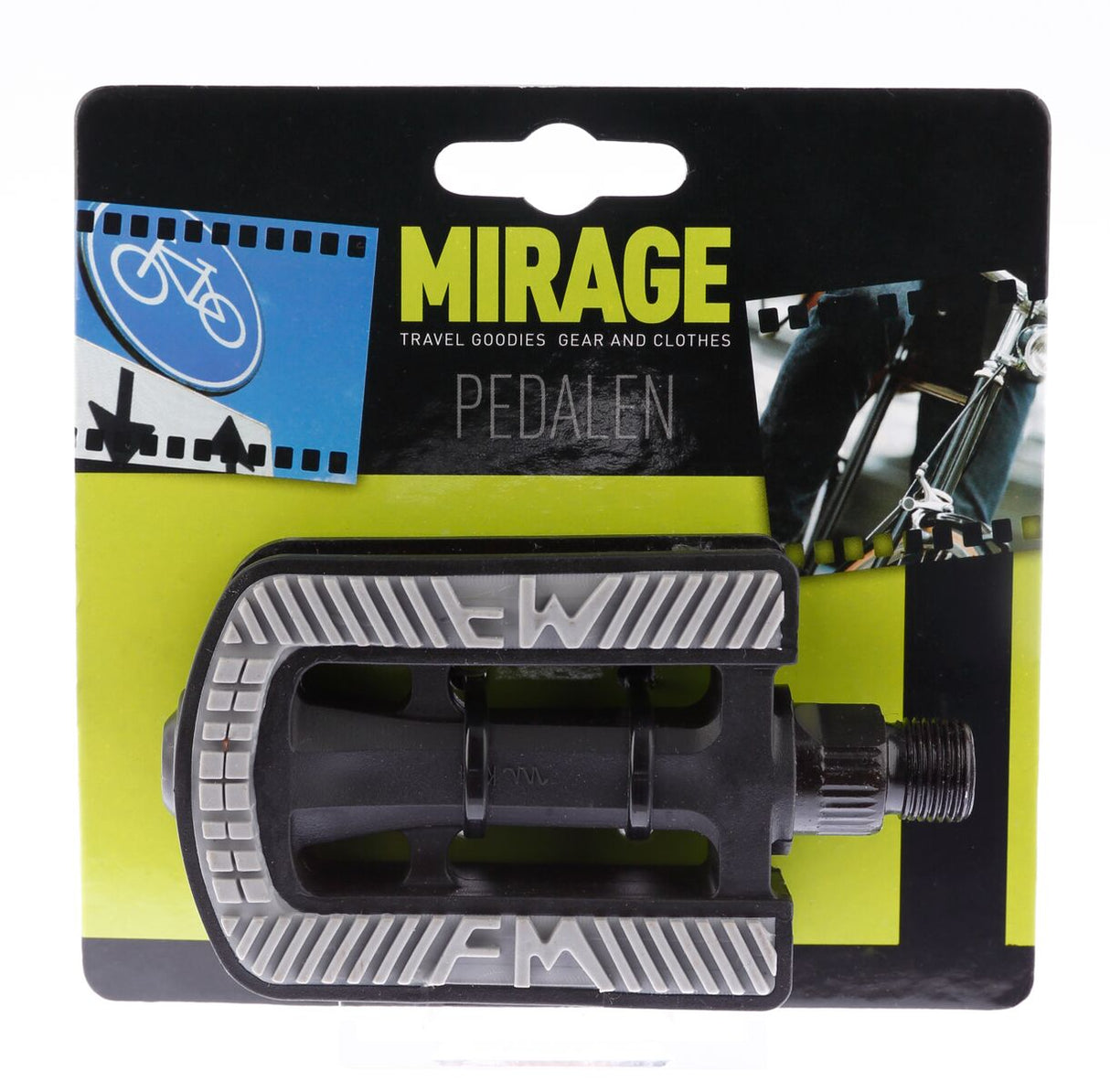 Mirage Tour Pedals Plastic Anti -Lip Junior Blister