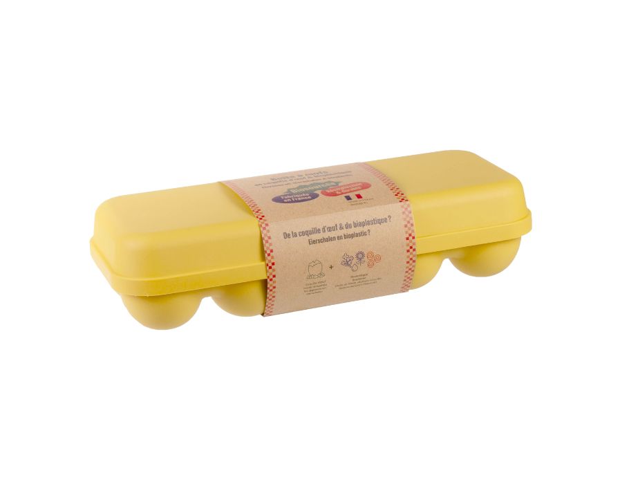 Ah! Tableau! Boîte à œufs pour 10 œufs jaune