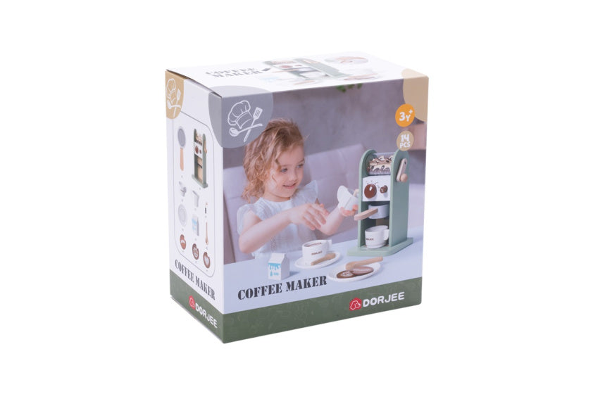 Dorjee kaffemaskine junior træ myntgrøn