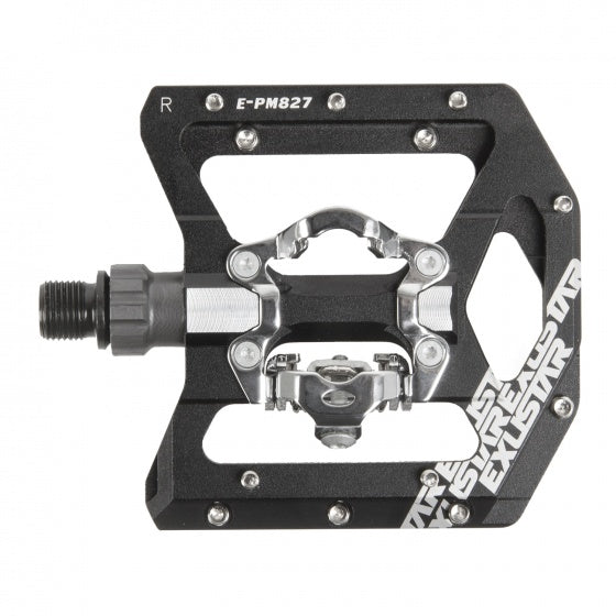 Exustar Click Pedal MTB 9 Set nero da 16 pollici