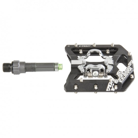 Exustar Click Pedal MTB 9 Set nero da 16 pollici