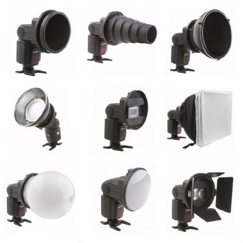 Falcon Eyes Universal Speedlite Camera Flash Strobist Set SGA-K9
