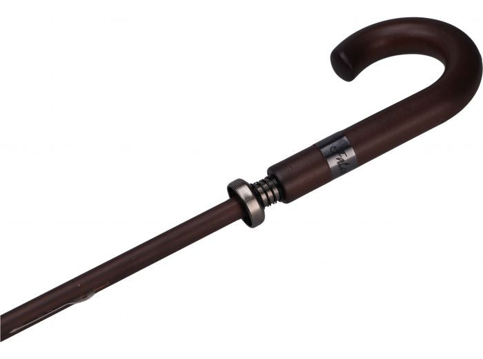 Falcone Golfparaplu with hand opening Ø 130 cm Black