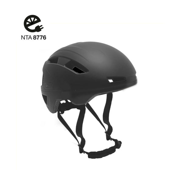 Hjelm Unisex Matte sort størrelse 51-54 cm (s)