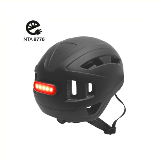 Hjelm Unisex Matte sort størrelse 51-54 cm (s)