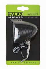 Forlygte ER9A Hub Dynamo Black