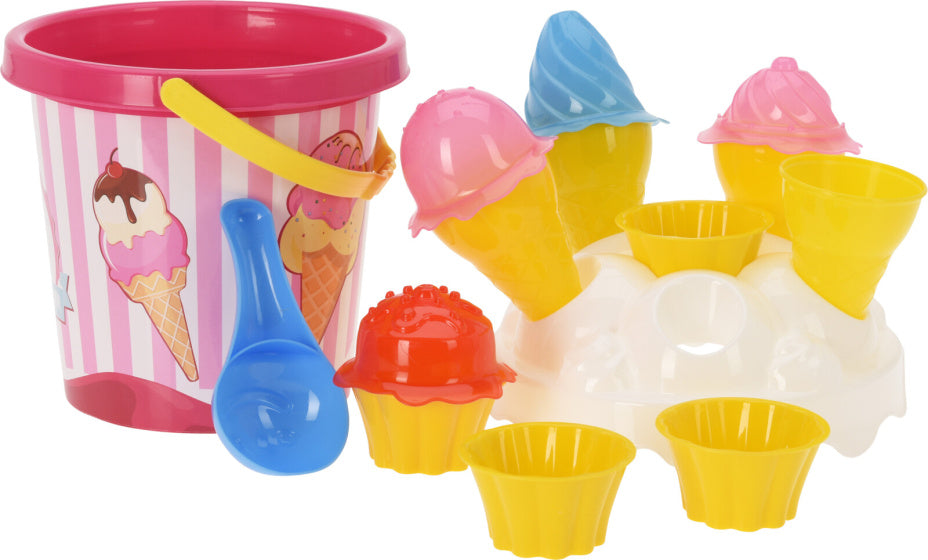 Free and Easy Strandmaker with ice creams 11-piece pink