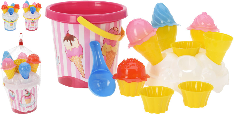 Free and Easy Strandmaker with ice creams 11-piece pink
