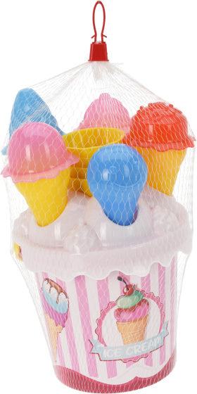 Free and Easy Strandmaker with ice creams 11-piece pink