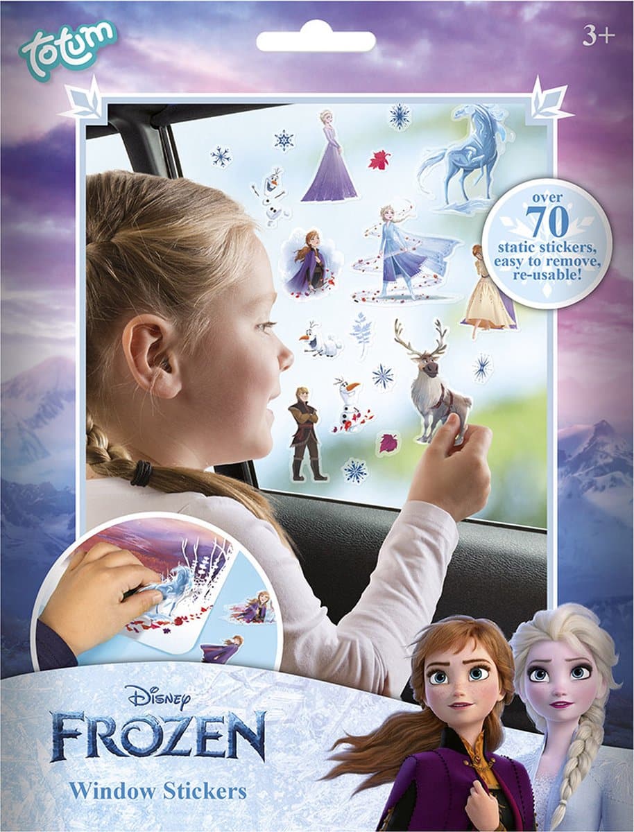 Totum Disney Frozen 2 - Pegatizas de ventana
