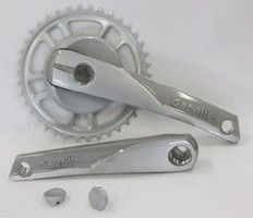Gazelle Crankset 38T. Hliníkové ocelové stříbro 371315200