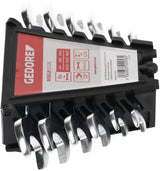 Gedore Red Double Sight Sash Sæt 6-delt 6-17 mm kort sort