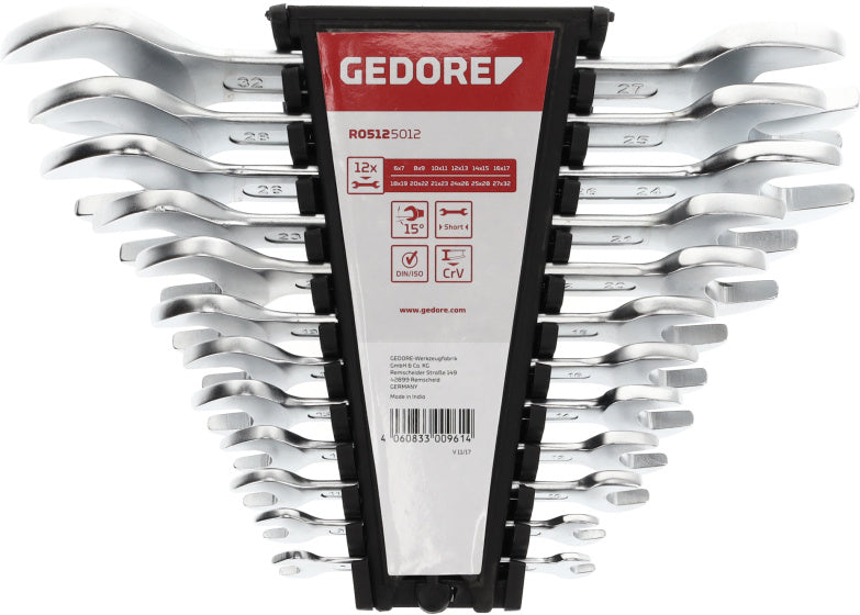 Gedore Red Red Sight Set Short SW 6-32 mm 12-kus