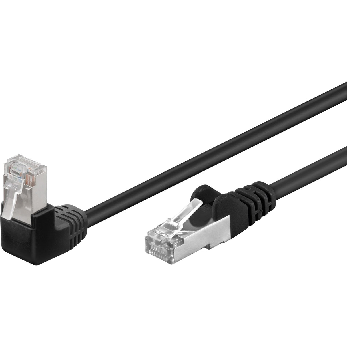 Goobay Patch Cable Cat 5. 90 ° F UTP 0,5m