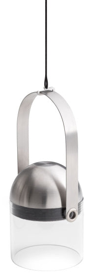 Höfats Gravity Candle Windlight 13 cm srebrny