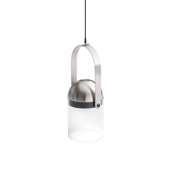Höfats Gravity Candle Windlight 13 cm srebrny