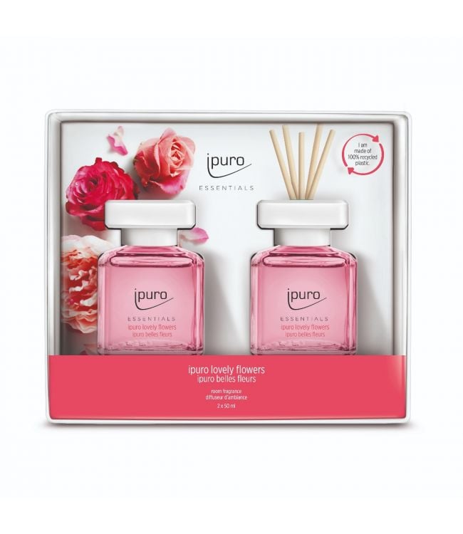 Ipuro geurdiffuser adorabili fiori 2 x 50 ml