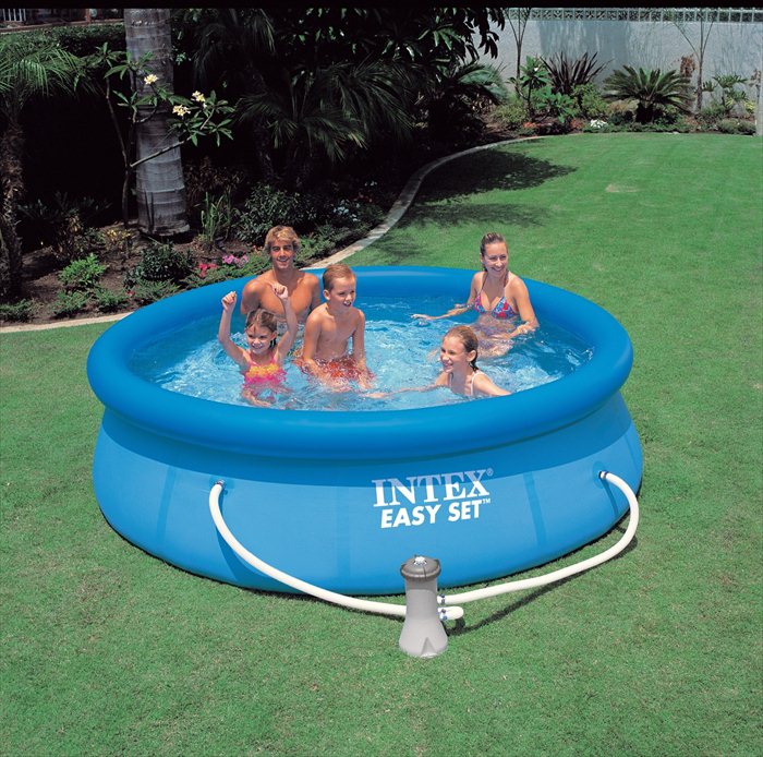 Intex Easy Set Pool Pool 305 x 76 cm avec une pompe filtrante à 12 volts