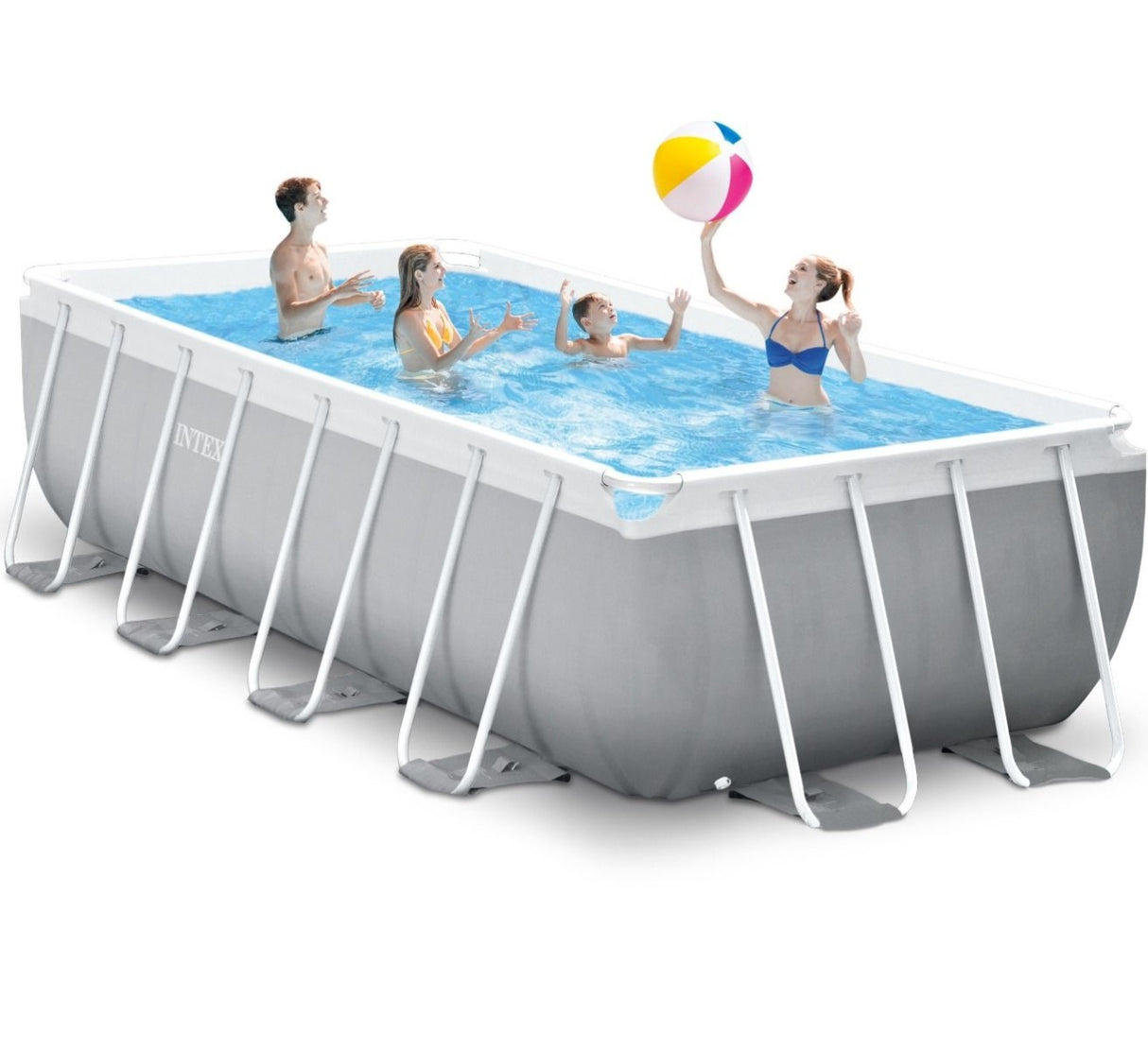 Intex Prism Frame Swimming Pool 488 x 244 x 107 cm Rektangulär pool